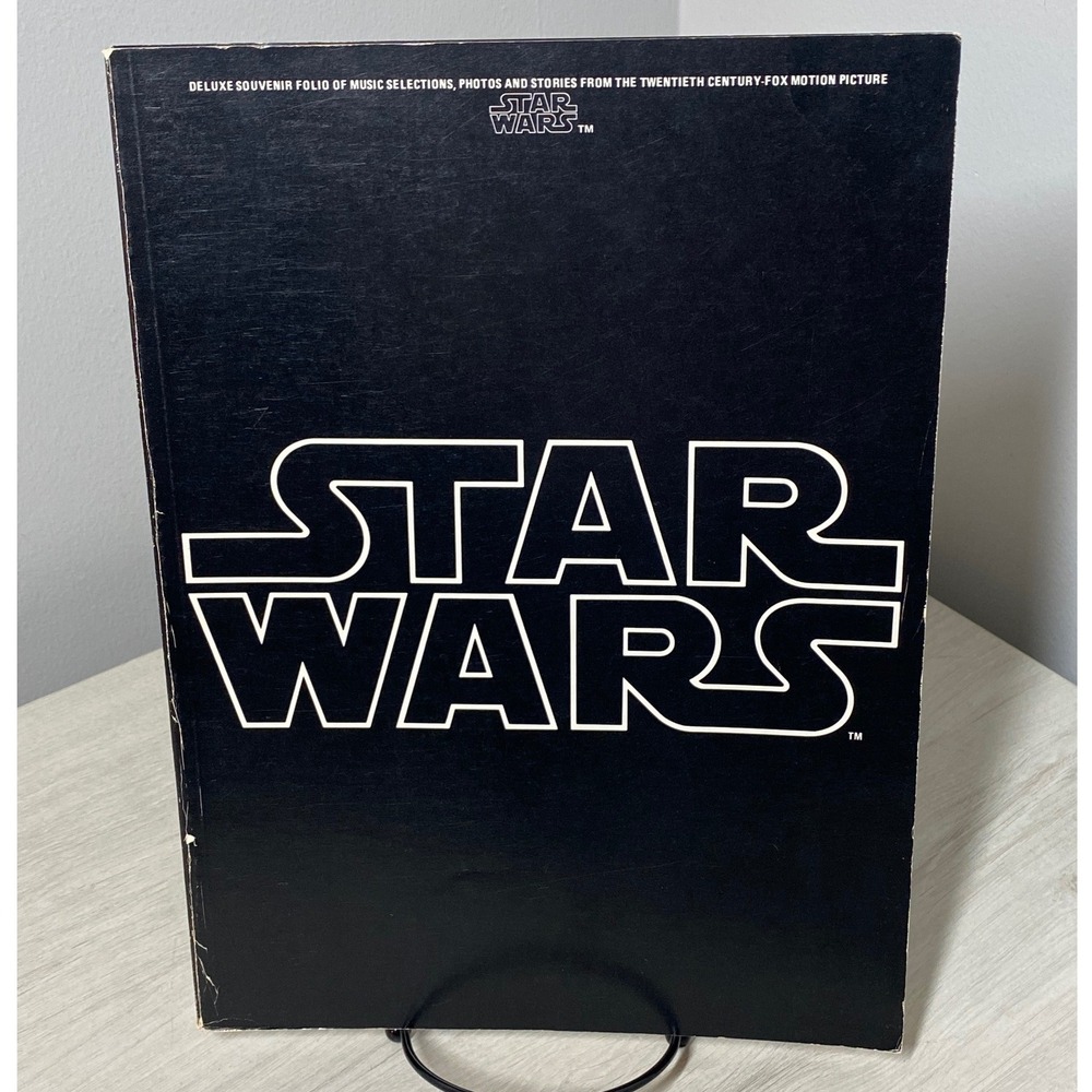 1977 Star Wars Souvenir Folio Sheet Music Book Deluxe Vintage John Williams VTG